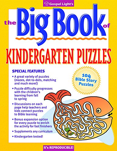 Stock image for The Big Book of Kindergarten Puzzles #1 (Big Books) for sale by SecondSale
