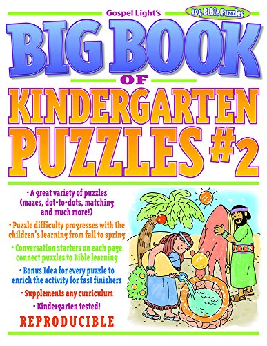 Beispielbild fr Big Book of Kindergarten Puzzles #2 (Big Books) (v. 2) zum Verkauf von SecondSale