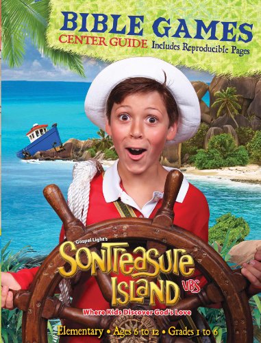 VBS Son Treasure Island Bible Games Center Guide With Reproducible Pages : Elementary, Primary, and Preteen [3 books] - GOSPEL LIGHT