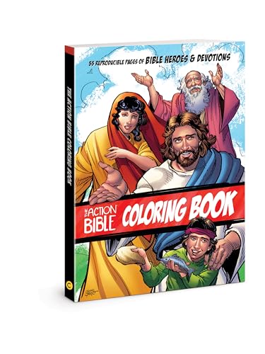 Stock image for The Action Bible Coloring Book: 55 Reproducible Pages of Bible Heroes and Devotions (Action Bible Series) for sale by Goodwill Books