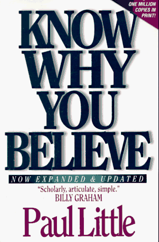 Imagen de archivo de Know Why You Believe (Includes Study Guide) a la venta por SecondSale