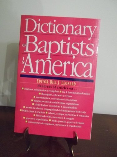 Stock image for Dictionary of Baptists in America for sale by More Than Words