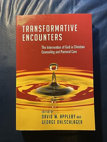 Stock image for Transformative Encounters: The Intervention of God in Christian Counseling and Pastoral Care for sale by GoldBooks