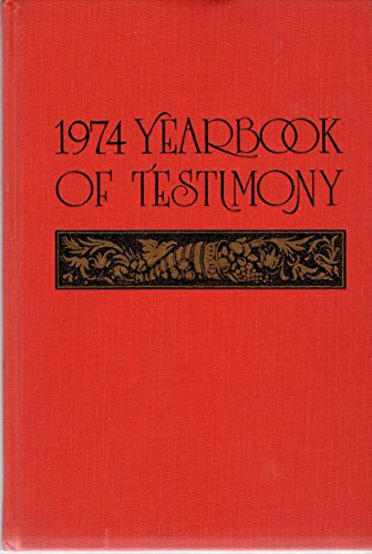 9780830901227: Title: 1974 Yearbook of Testimony Testimonies From the Ge