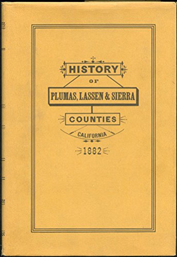 9780831070830: Reproduction of Fariss and Smith's History of Plumas, Lassen & Sierra Counties, California, 1882;: And biographical sketches of their prominent men and pioneers