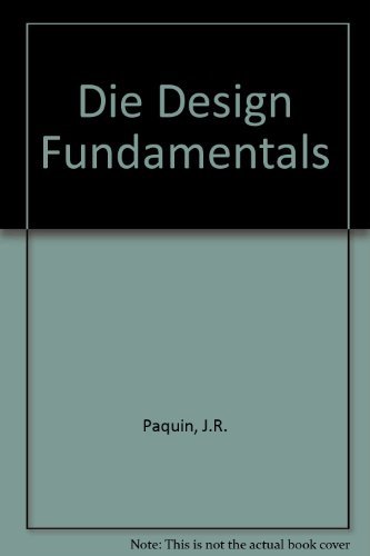 Imagen de archivo de Die Design Fundamentals a la venta por Gulf Coast Books