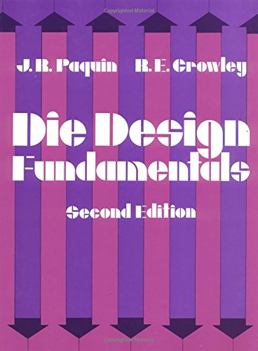 Stock image for Die Design Fundamentals for sale by Front Cover Books