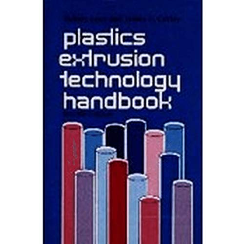 Beispielbild fr Plastics Extrusion Technology Handbook zum Verkauf von Better World Books Ltd