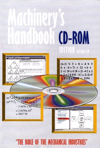 Machinery's Handbook CD-ROM & "Toolbox" Edition Set (9780831126018) by Jones, Franklin D; Ryffel, Henry H; Oberg, Erik; McCauley, Christopher J; Green, Robert E; McCauley; Green; Horton; Jones; Oberg; Ryffel