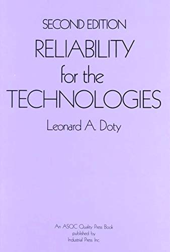 Stock image for Reliability for the Technologies for sale by Better World Books