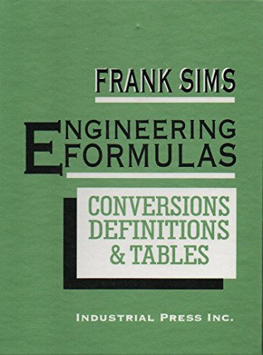 9780831130688: Engineering Formulas: Conversions, Definitions and Tables