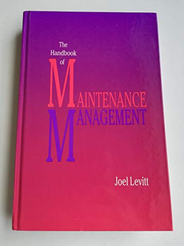 Imagen de archivo de Handbook of Maintenance Management a la venta por HPB-Red