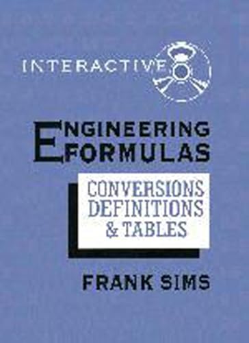 Beispielbild fr Engineering Formulas: Conversions, Definitions and Tables zum Verkauf von Better World Books