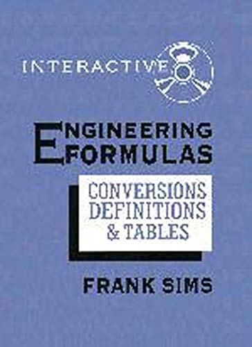 Imagen de archivo de Engineering Formulas: Conversions, Definitions & Tables a la venta por Half Price Books Inc.