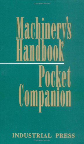 Beispielbild fr Machinery*s Handbook Pocket Companion zum Verkauf von Romtrade Corp.
