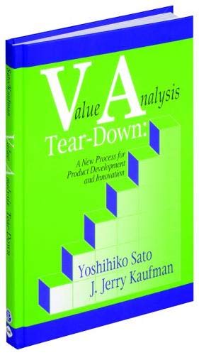 9780831132033: Value Analysis Tear-down: A New Process for Product Development and Innovation