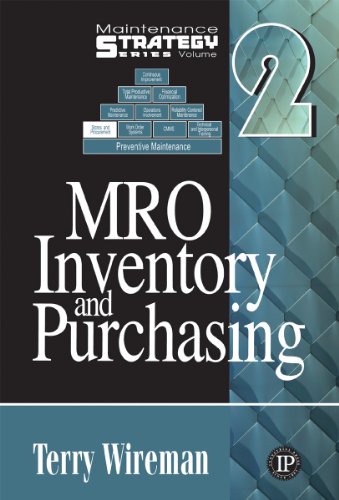 Stock image for MRO Inventory and Purchasing (Maintenance Strategy Series) for sale by SecondSale