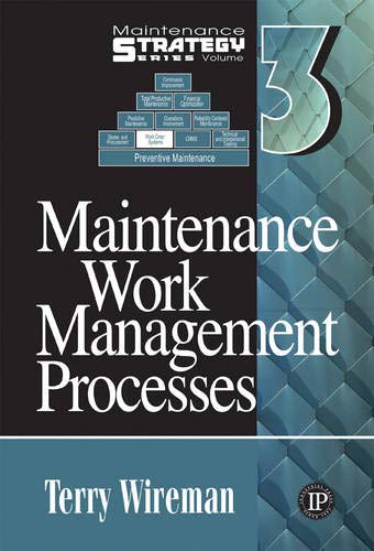Beispielbild fr Maintenance Work Management Processes zum Verkauf von Better World Books