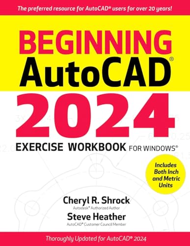 Beispielbild fr Beginning AutoCAD 2024 Exercise Workbook zum Verkauf von GF Books, Inc.