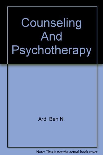 Beispielbild fr Counseling & psychotherapy: Classics on theories & issues [Jan 01, 1975] Ard,. zum Verkauf von Sperry Books