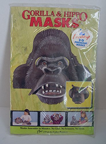 Animal Masks: Gorilla and Hippo (9780831703585) by W.H. Smith Publishers
