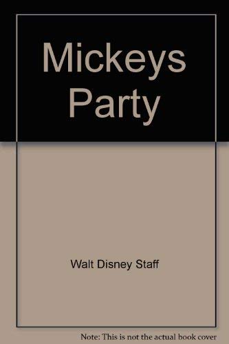 Stock image for Walt Disney's Mickey's Party for sale by Alf Books
