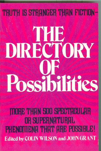 Beispielbild fr The Directory of Possibilities zum Verkauf von Michael Knight, Bookseller