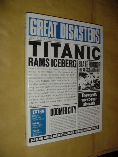 Stock image for Great Disasters for sale by Better World Books