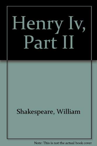 9780831744410: Title: Henry Iv Part II