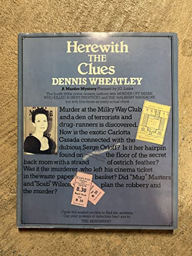 Beispielbild fr Herewith the Clues zum Verkauf von Books From California
