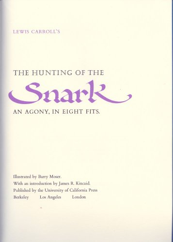 Imagen de archivo de The Hunting of the Snark: An Agony in Eight Fits a la venta por ThriftBooks-Dallas