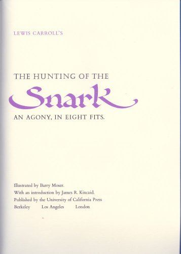 Imagen de stock para The Hunting of the Snark: An Agony in Eight Fits