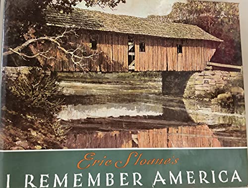 Stock image for Eric Sloane's I Remember America for sale by Bearly Read Books