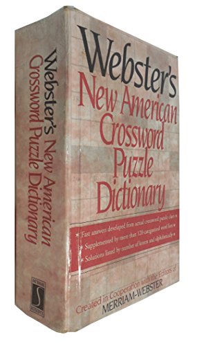 Beispielbild fr Webster's New American Crossword Puzzle Dictionary zum Verkauf von Top Notch Books