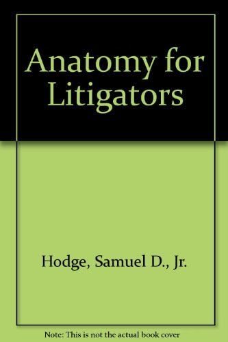 Imagen de archivo de Anatomy for Litigators a la venta por HPB-Red