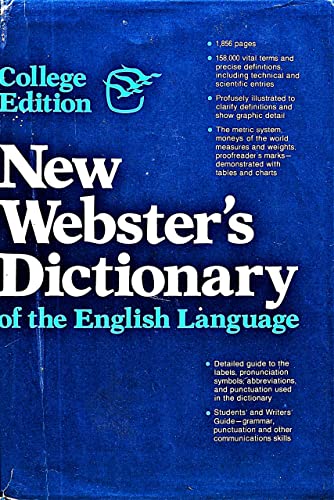 Stock image for New Webster's Dictionary of the English Language for sale by Bayside Books