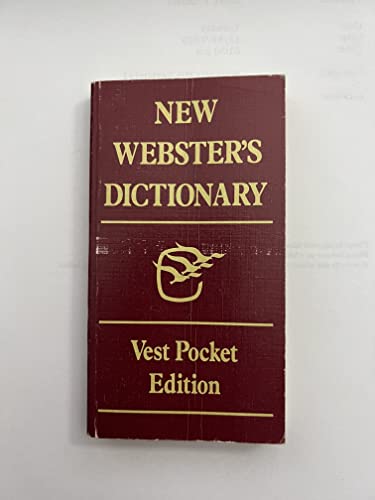 Stock image for New Webster's Dictionary of the English Language for sale by Jenson Books Inc