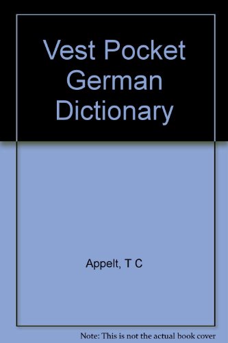 Stock image for Vest Pocket German Dictionary (German and English Edition) for sale by Newsboy Books