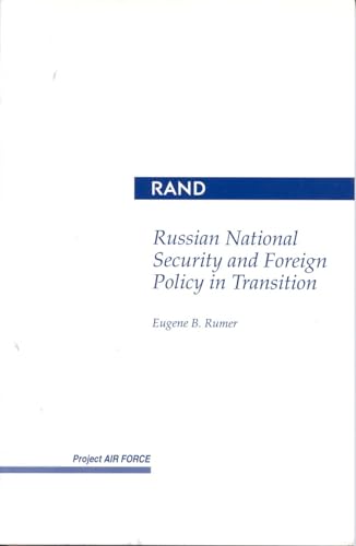 Imagen de archivo de Russian National Security and Foreign Policy in Transition Format: Paperback a la venta por INDOO