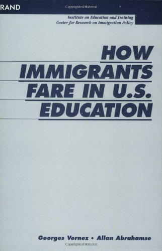 Stock image for How Immigrants Fare in U.S. Education for sale by dsmbooks