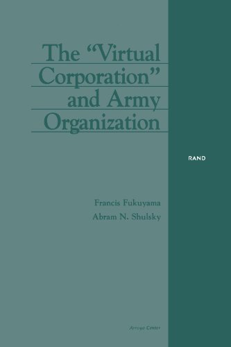 Stock image for The "Virtual Corporation" and Army Organization for sale by Revaluation Books