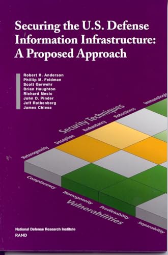 Stock image for Securing U.S. Defense Information Infrastructure: A Proposed Approach for sale by Ria Christie Collections