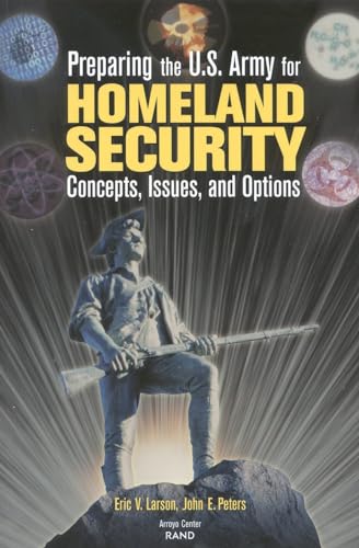 9780833029195: Preparing the U.S. Army for Homeland Security: Concepts, Issues, and Options