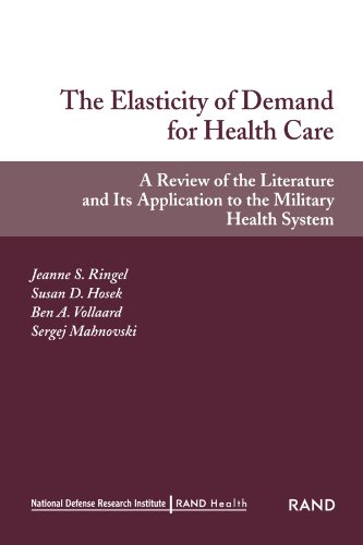 Stock image for The Elasticity of Demand for Health Care: A Review of the Literature and Its Application to the Military Health System for sale by Revaluation Books