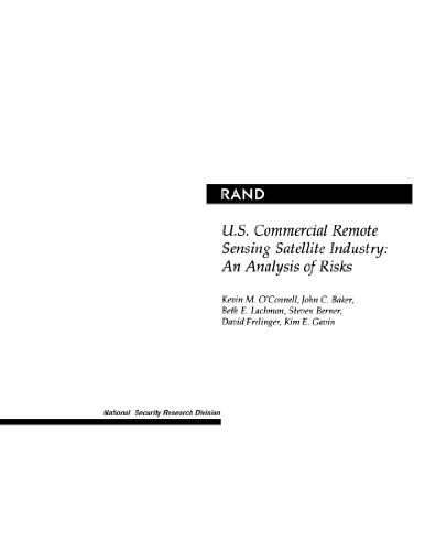 Imagen de archivo de U.S. Commercial Remote Sensing Satellite Industry: An Analysis of Risks a la venta por Ergodebooks