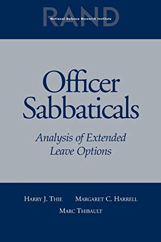 Stock image for Officer Sabbaticals Analysis of Extended Leave Options for sale by PBShop.store US