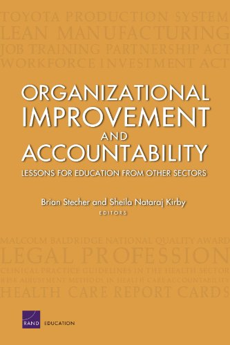 Imagen de archivo de Organizational Improvement and Accountability: Lessons for Education from Other Sectors (2003) a la venta por HPB-Diamond