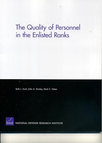 Stock image for The Quality of Personnel in the Enlisted Ranks for sale by Ria Christie Collections