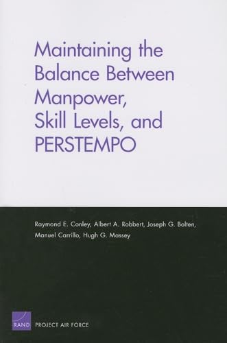 Beispielbild fr Maintaining the Balance Between Manpower, skill Levels, and PERSTEMPO zum Verkauf von Wonder Book