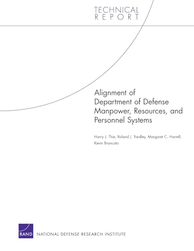 Stock image for Alignment of Department of Defense Manpower, Resources, and Personnel Systems for sale by Revaluation Books